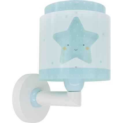 Dalber 76019T - Applique per bambini BABY DREAMS 1xE27/15W/230V blu