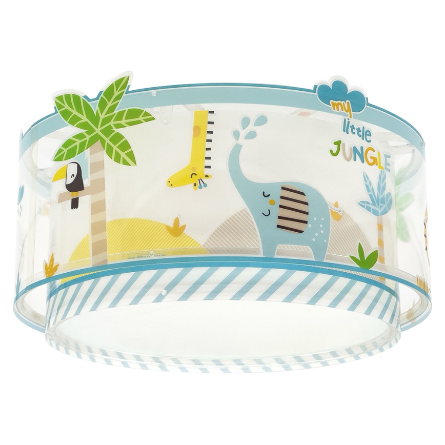 Dalber 76116 - Kinder Deckenleuchte JUNGLE 2xE27/15W/230V