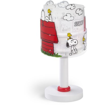 Dalber 76301 - LED-Kinderlampe SNOOPY 1xG4/4W/230V weiß/rot