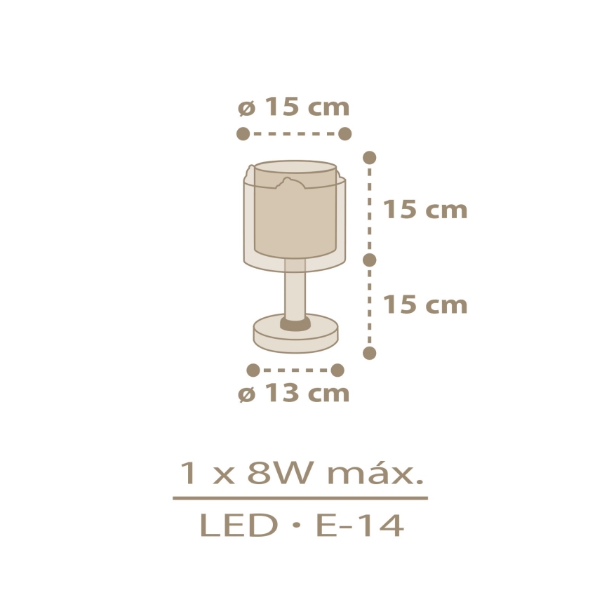 Dalber 76871 - Lampada per bambini BABY CHICK 1xE14/8W/230V