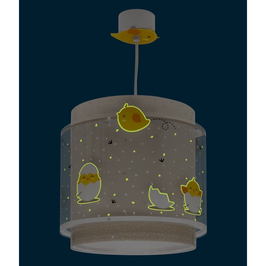 Dalber 76872 - Lampadario per bambini BABY CHICK 1xE27/15W/230V