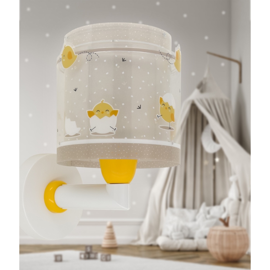 Dalber 76879 - Applique per bambini BABY CHICK 1xE27/15W/230V