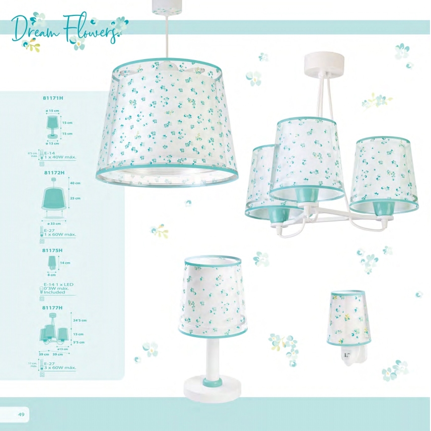 Dalber 81175H - Lampe LED pour prise DREAM FLOWERS 1xE14/0,3W/230V