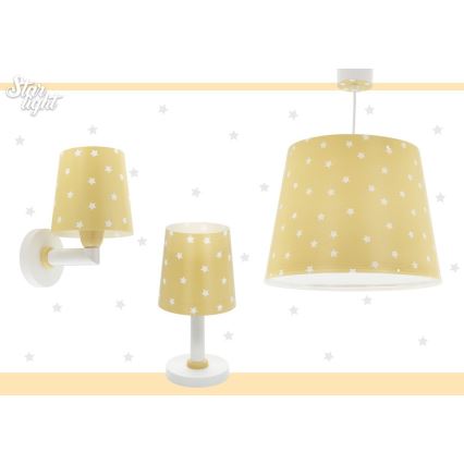 Dalber 82211A - Lampe d'enfant STAR LIGHT 1xE14/40W/230V jaune