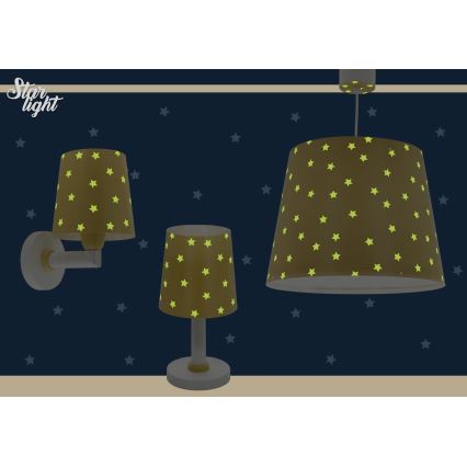 Dalber 82211A - Lampe d'enfant STAR LIGHT 1xE14/40W/230V jaune