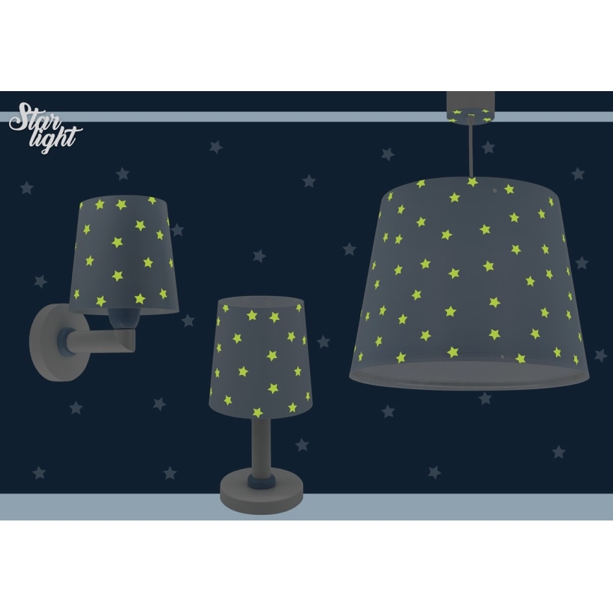Dalber 82211T - Lampada per bambini STAR LIGHT 1xE14/40W/230V blu