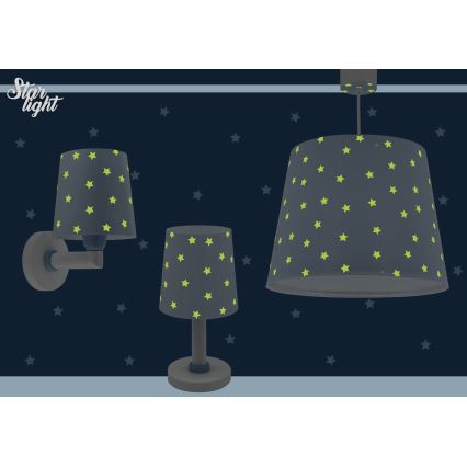 Dalber 82211T - Lampe d'enfant STAR LIGHT 1xE14/40W/230V bleue