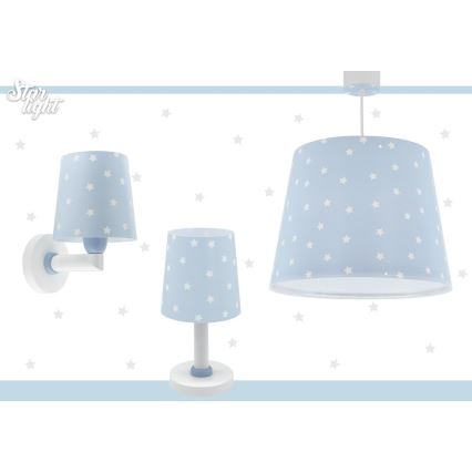 Dalber 82211T - Lampe d'enfant STAR LIGHT 1xE14/40W/230V bleue