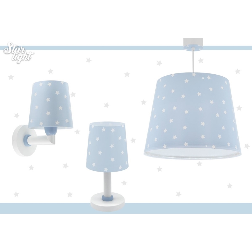 Dalber 82211T - Lampe d'enfant STAR LIGHT 1xE14/40W/230V bleue