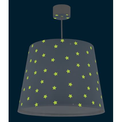 Dalber 82212T -  Lampadario per bambini STAR LIGHT 1xE27/60W/230V blu
