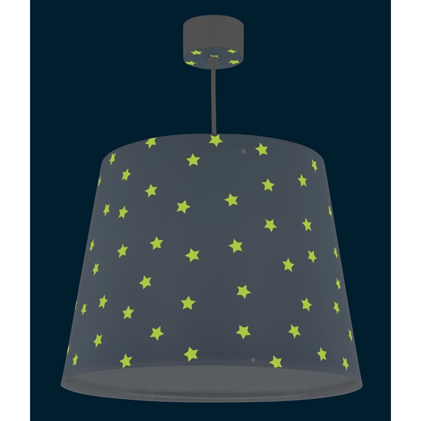 Dalber 82212T -  Lampadario per bambini STAR LIGHT 1xE27/60W/230V blu