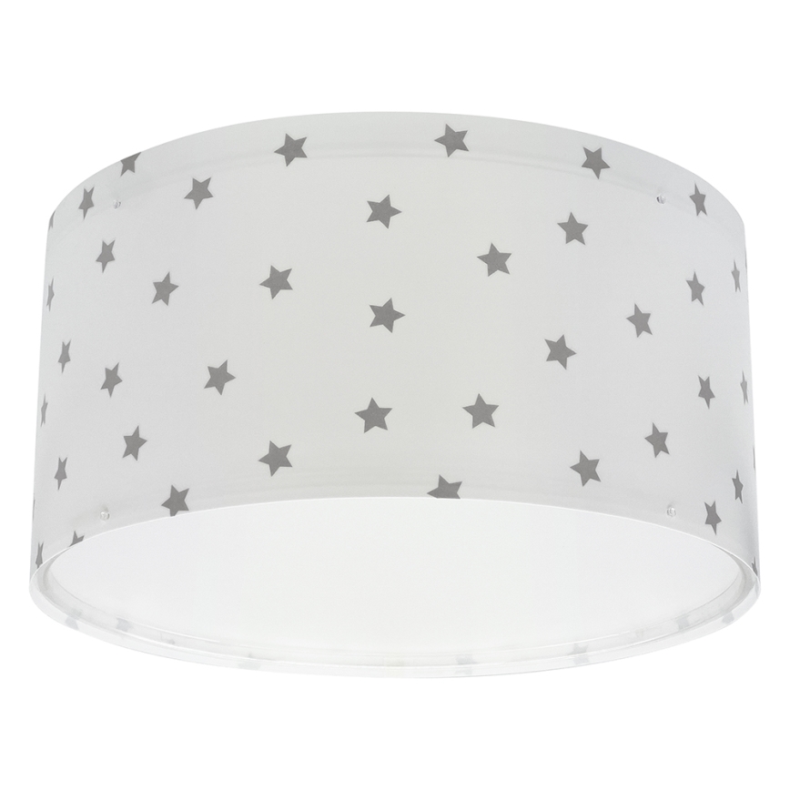 Dalber 82216B - Plafoniera per bambini STAR LIGHT 2xE27/60W/230V bianco