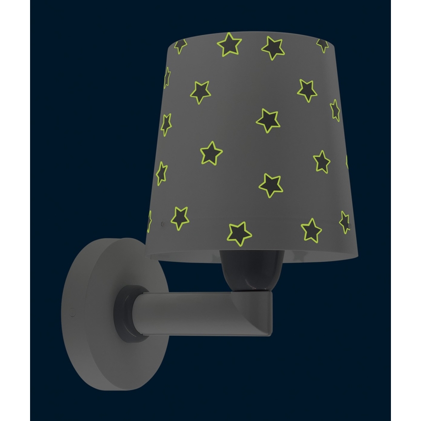 Dalber 82219B - Kinder-Wandleuchte STAR LIGHT 1xE27/60W/230V weiß