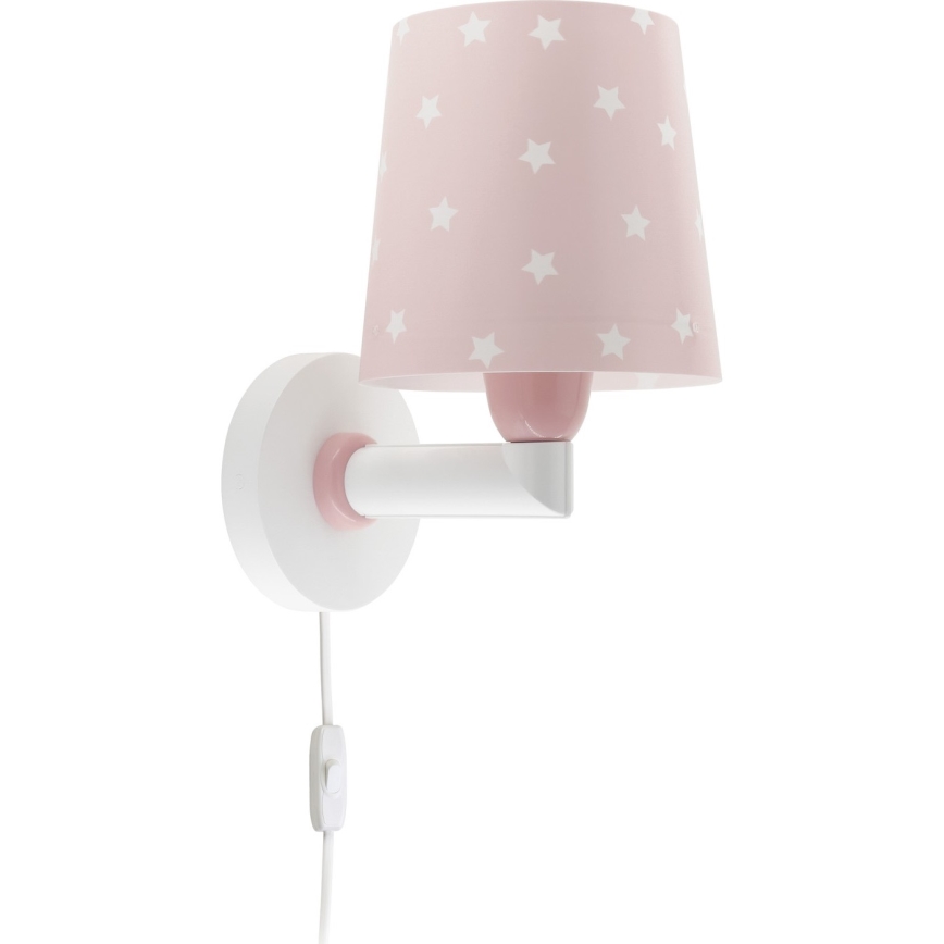 Dalber 82219S -  Applique per bambini  STAR LIGHT 1xE27/60W/230V rosa