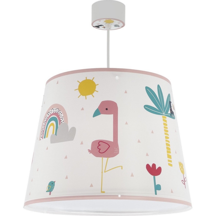 Dalber 82462 - Lampadario per bambini FLAMINGO 1xE27/15W/230V