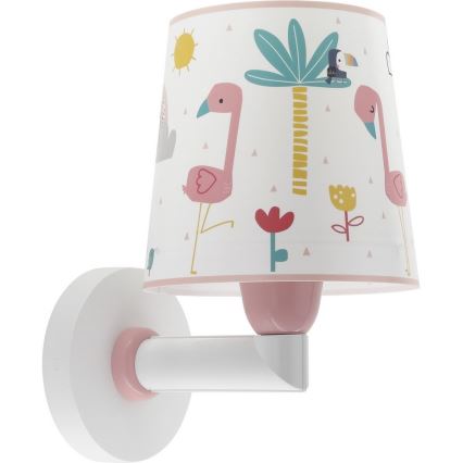 Dalber 82469 - Applique per bambini FLAMINGO 1xE27/15W/230V