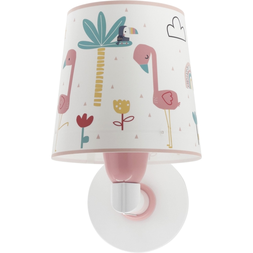 Dalber 82469 - Applique per bambini FLAMINGO 1xE27/15W/230V