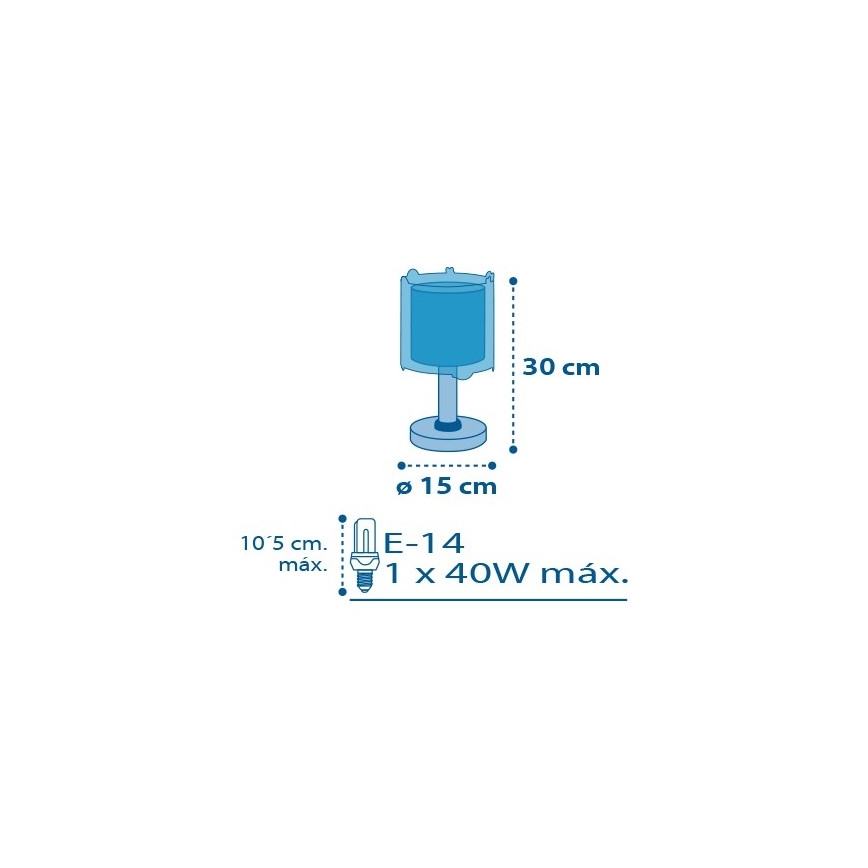 Dalber D-41341 - Lampe enfant PLANETS 1xE14/40W/230V