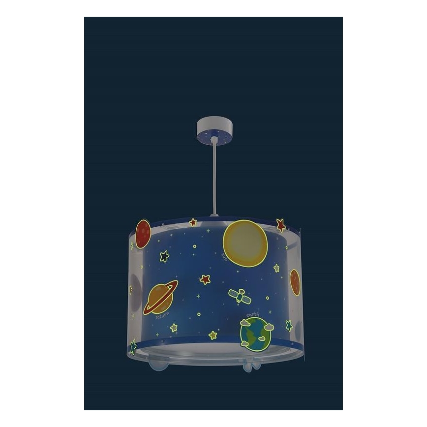 Dalber D-41342 - Lustre enfant PLANETS 1xE27/60W/230V