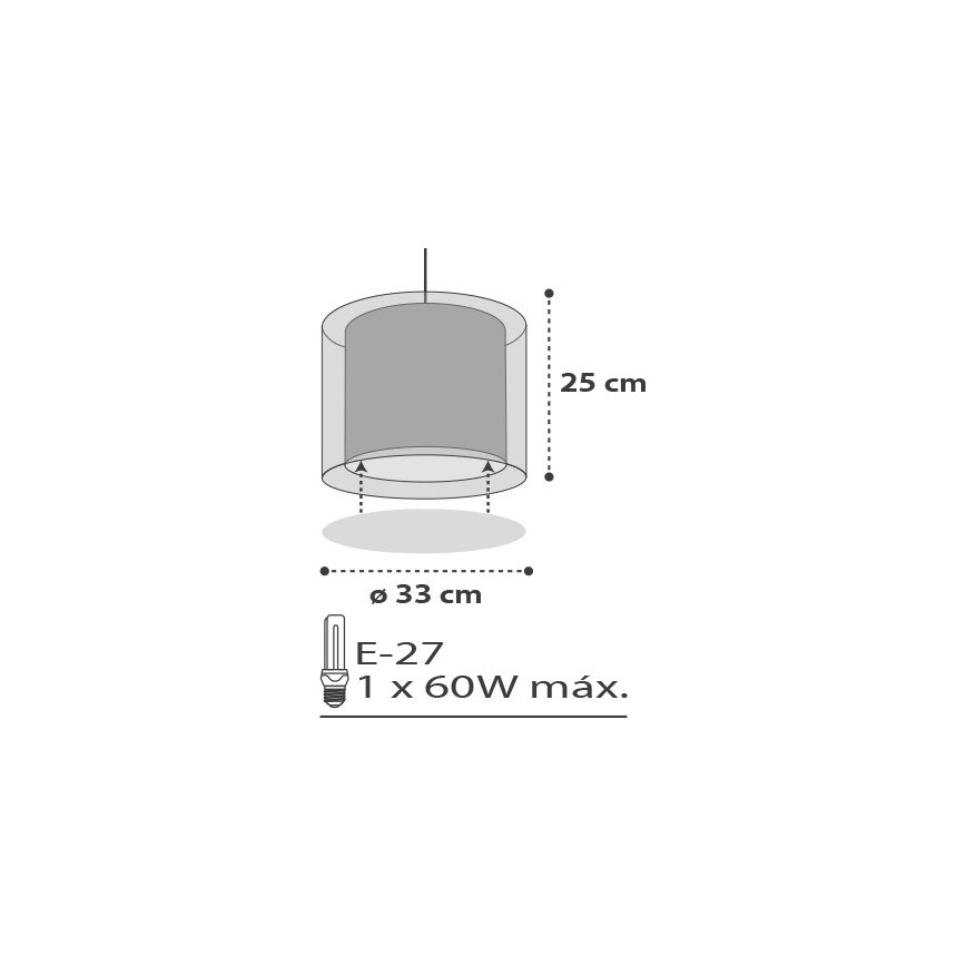 Dalber D-41412E - Lustre enfant CLOUDS 1xE27/60W/230V