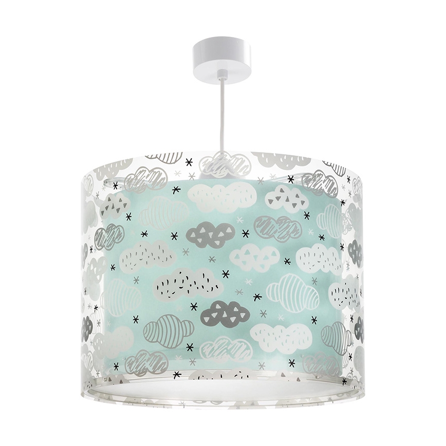 Dalber D-41412H - Lustre enfant CLOUDS 1xE27/60W/230V