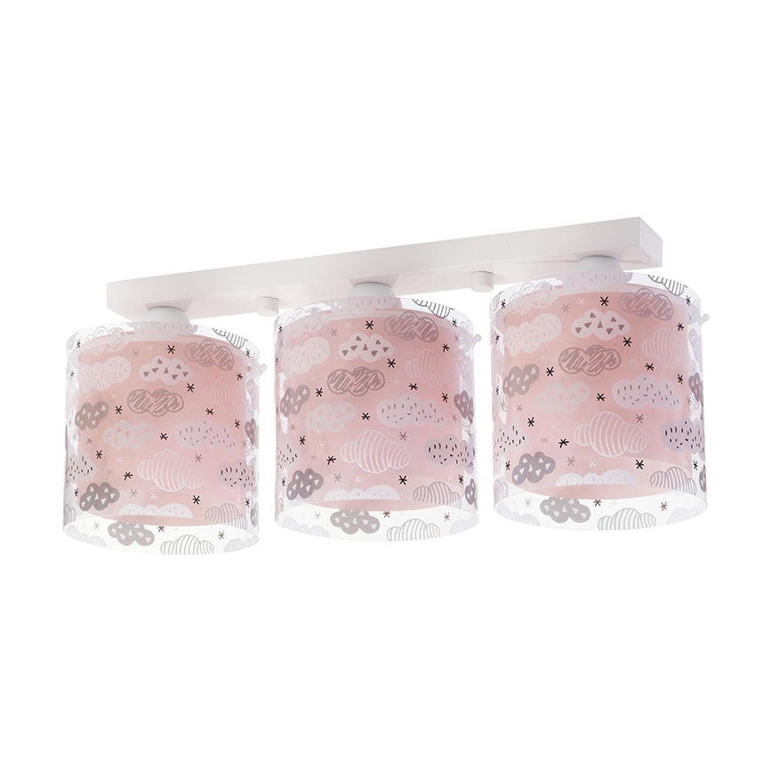 Dalber D-41413S - Plafonnier enfant CLOUDS 3xE27/60W/230V