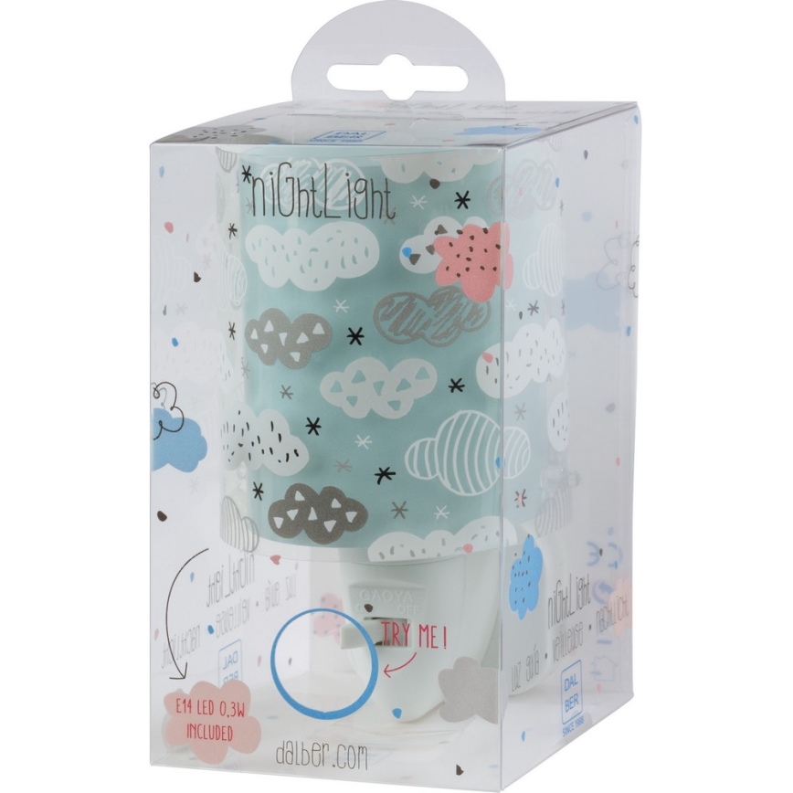 Dalber D-41415H - Veilleuse LED pour enfant CLOUDS 1xLED/0,3W/230V