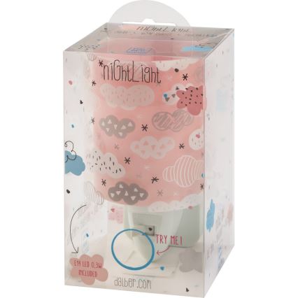 Dalber D-41415S - Veilleuse LED pour enfant CLOUDS 1xLED/0,3W/230V