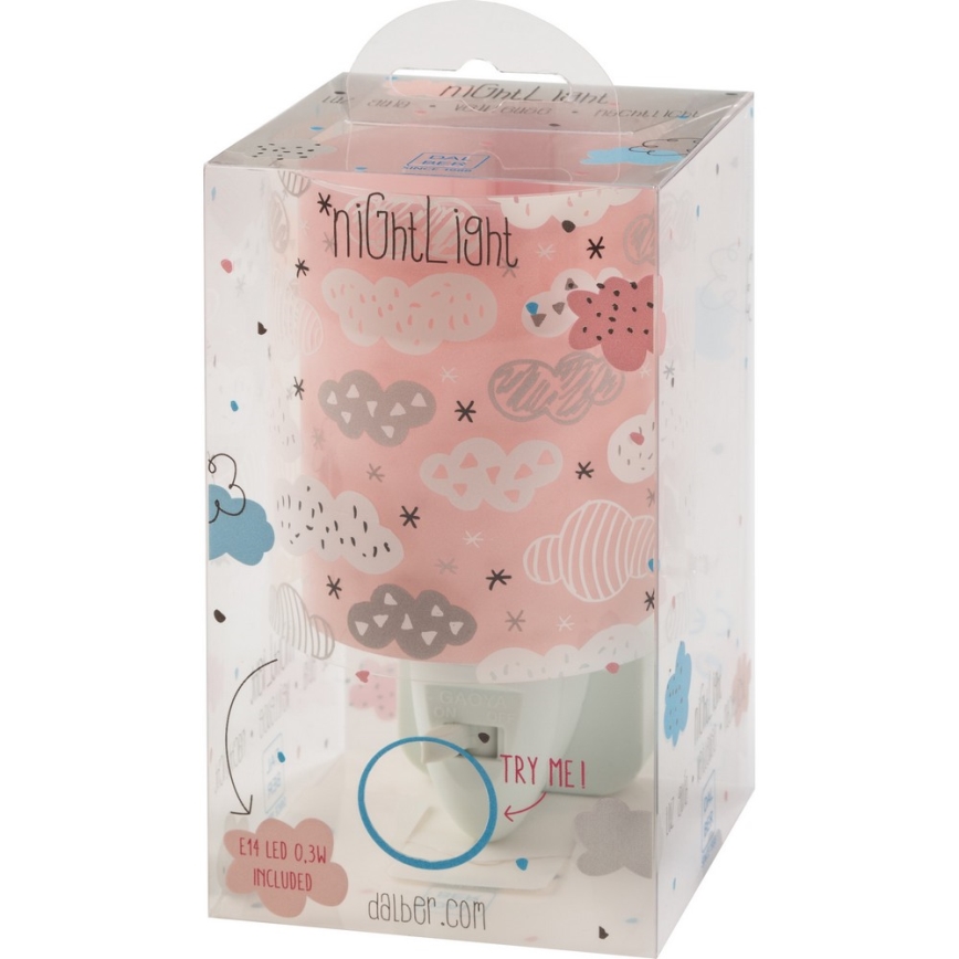 Dalber D-41415S - Veilleuse LED pour enfant CLOUDS 1xLED/0,3W/230V