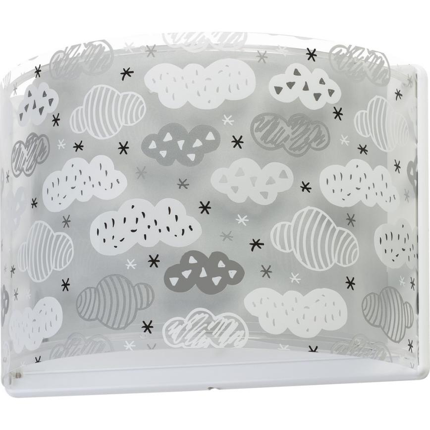 Dalber D-41418E - Applique per bambini CLOUDS 1xE27/60W/230V