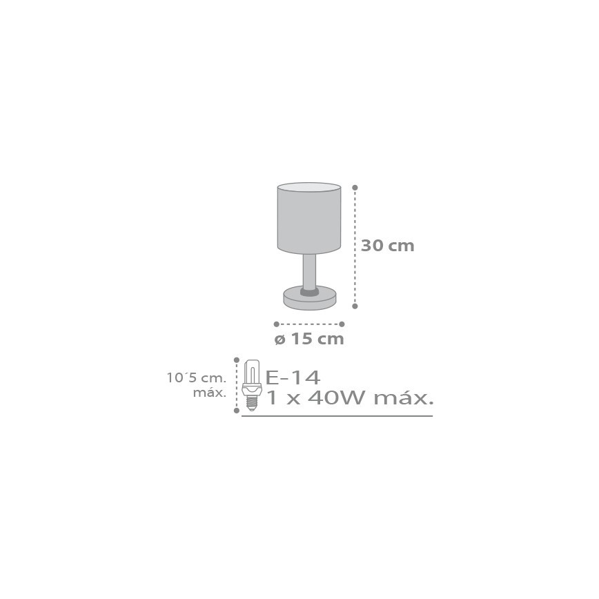 Dalber D-62011E - Lampe enfant SWEET DREAMS 1xE14/40W/230V