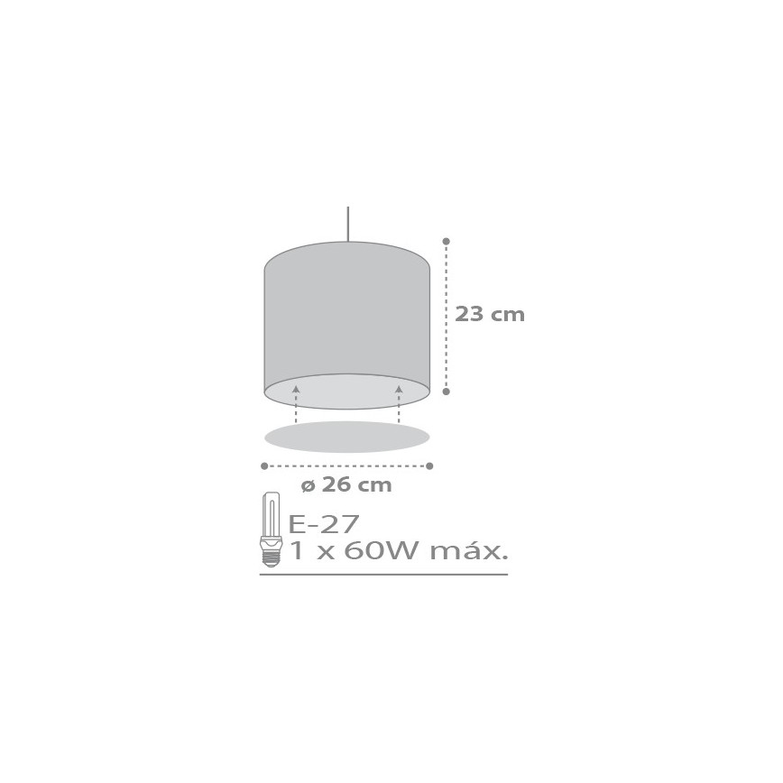 Dalber D-62012E - Kinder Kronleuchter SWEET DREAM 1xE27/60W/230V