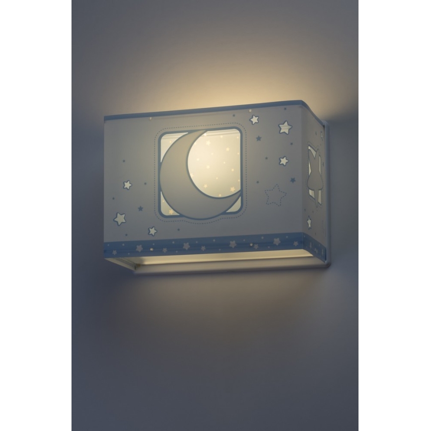 Dalber D-63238T - Kinder-Wandleuchte MOONLIGHT 1xE27/60W/230V