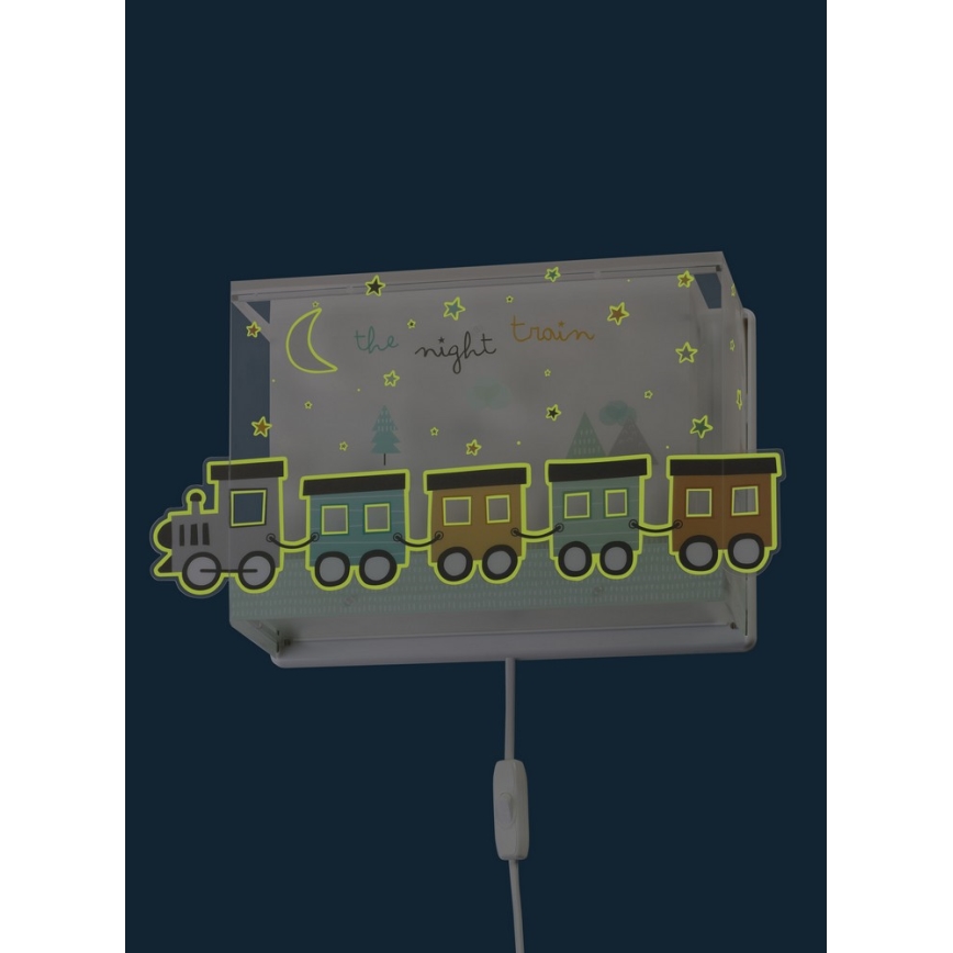 Dalber D-63538 - Applique per bambini TRAIN 1xE27/60W/230V