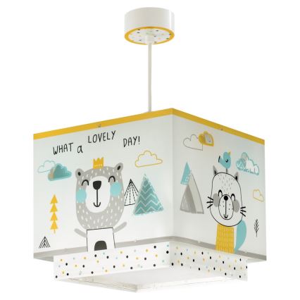 Dalber D-73242 - Lampadario per bambini HELLO LITTLE 1xE27/60W/230V