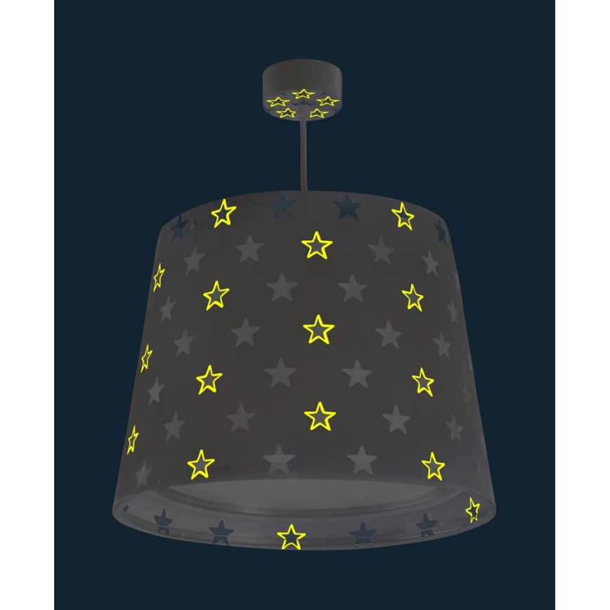 Dalber D-81212E - Lampadario per bambini STARS 1xE27/60W/230V
