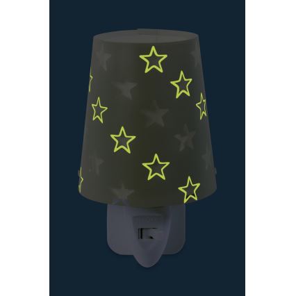 Dalber D-81215E - Veilleuse LED pour enfant STARS 1xLED/0,3W/230V
