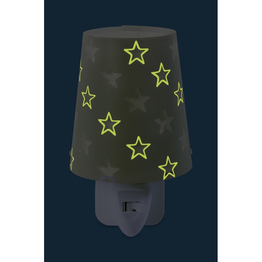 Dalber D-81215E - Veilleuse LED pour enfant STARS 1xLED/0,3W/230V
