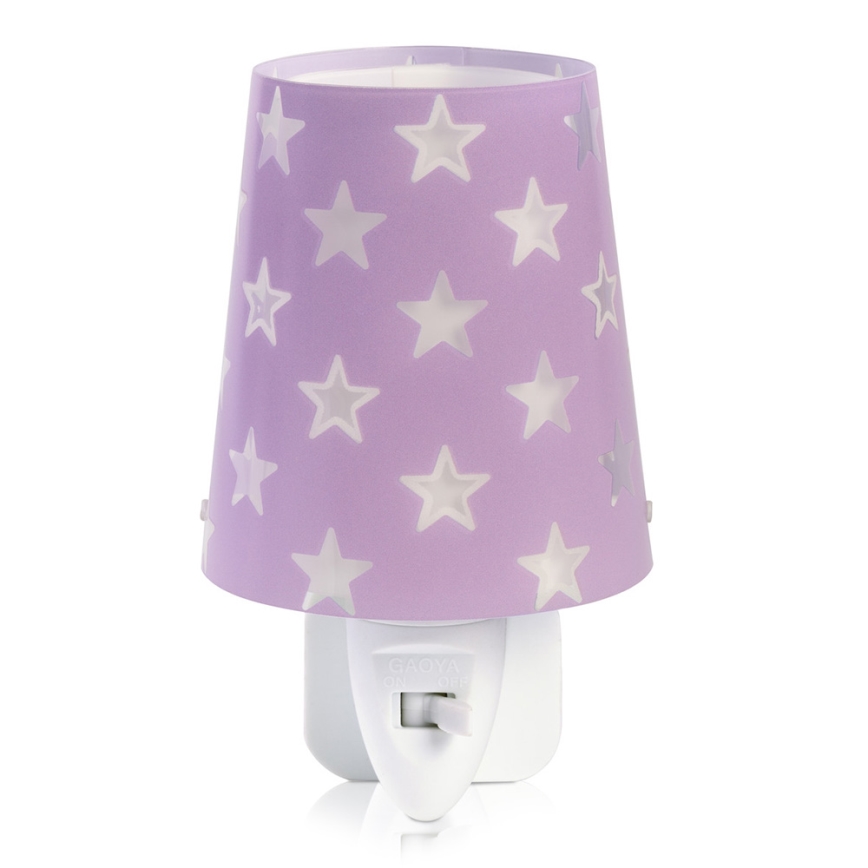 Dalber D-81215L - Lampada notturna LED per bambini STARS 1xLED/0,3W/230V