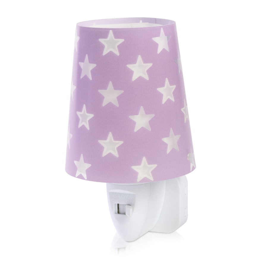 Dalber D-81215L - Lampada notturna LED per bambini STARS 1xLED/0,3W/230V