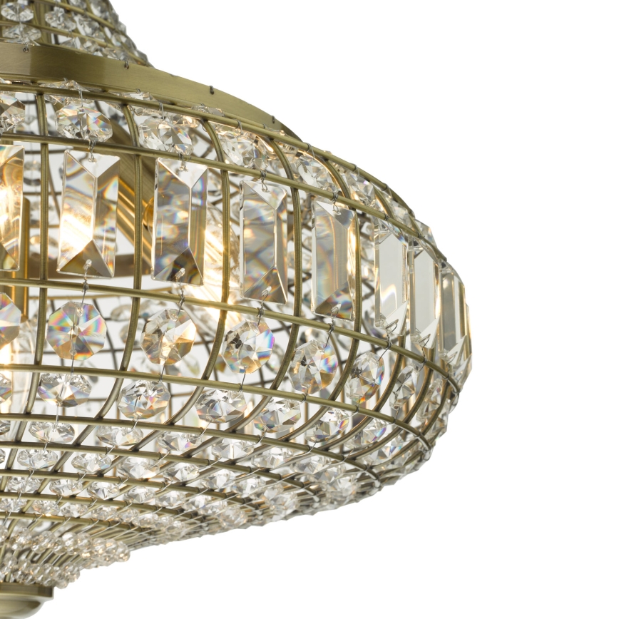 Där Lighting ASM0675 - Kronleuchter an Kette ASMARA 6xE14/40W/230V Messing