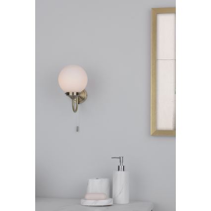 Där Lighting BAR0775 - Applique da bagno BARCLAY 1xE14/40W/230V IP44 in ottone