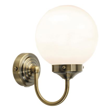 Där Lighting BAR0775 - Applique da bagno BARCLAY 1xE14/40W/230V IP44 in ottone