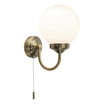 Där Lighting BAR0775 - Applique murale de salle de bains BARCLAY 1xE14/40W/230V IP44 laiton