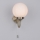 Där Lighting BAR0775 - Badezimmer-Wandleuchte BARCLAY 1xE14/40W/230V IP44 Messing