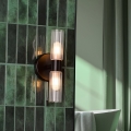 Där Lighting BOL0922 - Applique da bagno BOLTON 2xG9/5W/230V IP44 nera