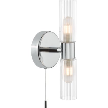 Där Lighting BOL0950 - Applique da bagno BOLTON 2xG9/5W/230V IP44 finitura cromo lucido