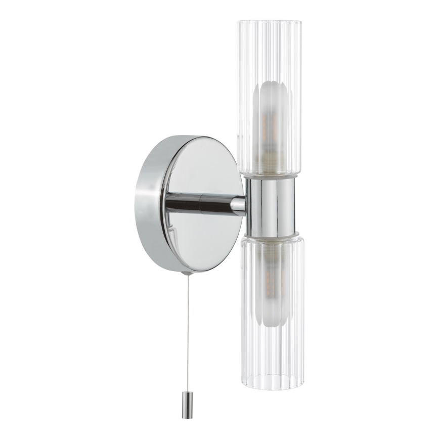Där Lighting BOL0950 - Applique da bagno BOLTON 2xG9/5W/230V IP44 finitura cromo lucido