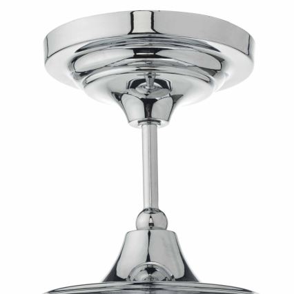 Där Lighting CAD0150 - Badezimmer-Aufputzleuchte CADEN 1xE27/60W/230V IP44 glänzender Chrom