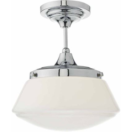 Där Lighting CAD0150 - Plafonnier de salle de bains à fixation apparente CADEN 1xE27/60W/230V IP44 chrome brillant